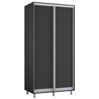 Dulap Mobildor-Lux Aron-P uși glisante din PAL (100x60x230H cm) Anthracite