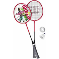 Спортивное оборудование Wilson 10923 Set badminton palete+fluturasi+husa WR135710F3