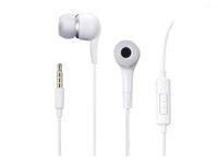 Ploos In-ear earphones with mic, White