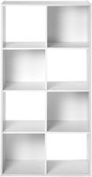 Офисный стеллаж 5five 51856 Raft 67.5x32x134cm, 8 polite, alb