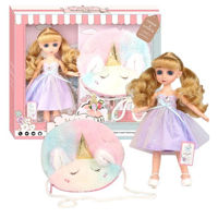 Кукла Essa QJ140 Set de joc: păpușa Mulisha și geantă pentru copil