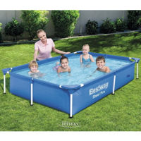 Piscina cu cadru metalic 221*150*43cm / 56401