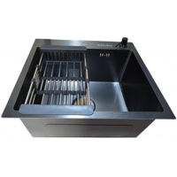 Chiuvetă bucătărie Backer Grid 500-45033 Nano Black
