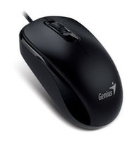 Mouse Genius DX-110, Optical, 1000 dpi, 3 buttons, Ambidextrous, Black, USB