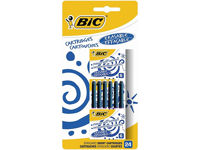 Набор чернильных картриджей Bic 24 шт, синий, блистер