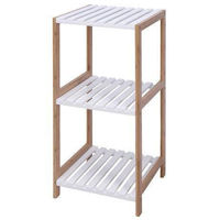 Полка для ванной Promstore 47068 Этажерка Bathroom 79X33X33cm бамбук