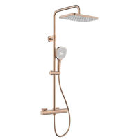 Panou de duș kfa armatura Malaga термостатический PVD розовое золото (124032)
