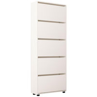 Raft pentru încălțăminte Mobildor-Lux Leo 70x27x203H cm White