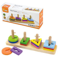 Головоломка Viga 50968 Joc enigmă Figuri geometrice 12 elem.