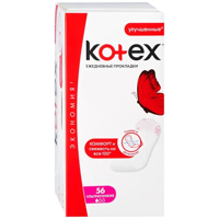 Ежедневные прокладки Kotex SuperSlim, 56 шт