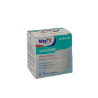 Pansament-emplastru MedS 4cmx1m hipoalergic netesut cu tampon nonadeziv FARMAPORE