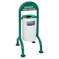 Урна для мусора Vitra EM17.07.077 TIP 1, verde cu alb