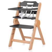 Стульчик для кормления Chipolino STHCO0242WH 2в1 Cacao graphite wood