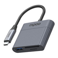 Переходник для IT Rapoo 226497 "UCR-3011" 3-IN-1 USB-C CARD READER