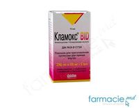 Klamoks® BID pulb./susp. orala 200 mg + 28,5 mg/5 ml  70 ml N1