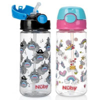 Поильник Nuby NV0414023 Поильник Tritan с трубочкой (3+) 530 мл.