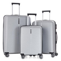 Valiză CCS Комплект 5224 Set Silver