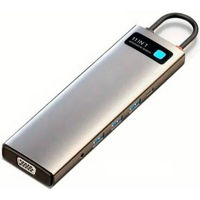 Переходник для IT Baseus CAHUB-CT0G Metal Gleam Series 11-in-1