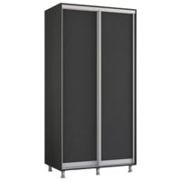 Dulap Mobildor-Lux Aron-S uși glisante din PAL (100x60x200H cm) Anthracite