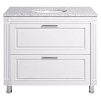 Шкаф под умывальник miscellaneous NAPOLEON 100 (GR 100) Alb-Argint New
