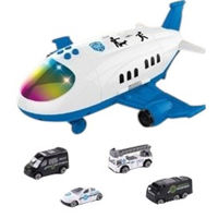 Музыкальная игрушка Richi (29656) avion politie in set cu masinute
