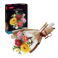 Конструктор Cubic Fun P867h 3D puzzle Buchet de flori, 285 elem.