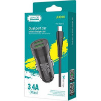 Зарядное устройство для автомобиля Jokade JH010CCTYBK Black