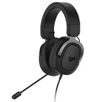 Проводные игровые наушники ASUS Gaming Headset TUF Gaming H3 for PC, PS5, Xbox One and Nintendo Switch, featuring 7.1 surround sound, Driver 50mm Neodymium, Headphone: 20 ~ 20000 Hz, Sensitivity microphone: -40 dB, Cable 1.3m, 3.5mm BFR