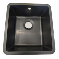 Chiuvetă bucătărie Tornado BARBARA 460*420 Obsidian