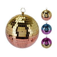 Decor de Crăciun și Anul Nou Promstore 56442 Glob pentru brad Disco, 180mm, irizat