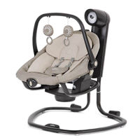 Leagăn pentru bebeluși Joie W1306ABSPK000 Serina 2 in 1 Speckled, cu conectare la priza