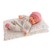 Кукла Antonio Juan 11115 Papusa-bebelus Kika in salopeta cu motan, 27cm, 46443