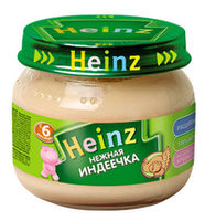 Пюре Heinz нежная индеечка 80 г с 6 мес+