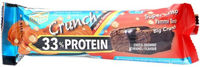 ZK 33 % Protein Crunch Bar Chocolate-Brownie-Caramel Flavour 50 g red.