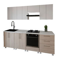 Мебель для кухни Smartex (30147) K4 240сm Alb+Stejar Deschis