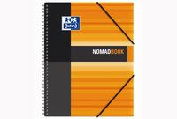 Bloncnotes cu elastic "nomad" Student, 24X31cm, 80foi, matematica