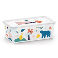 Cutie depozitare KIS 54522 Cutie cu capac C-box XS Wild Animals 6l, 33.5x19xH12cm