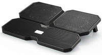 "Notebook Cooling Pad Deepcool MultiCore X6, up to 15.6"", 2x140mm+2x100mm, 2xUSB, 4 fan modes .                                                                                                               Overall Dimension : 380X295X24mm Fan Dimension : 140X15mm/100X15mm Net Weight : 900g Bearing Type : Hydro Bearing Rated Voltage : 5VDC Operating Voltage : 4.5～5VDC Started Voltage : 4VDC Rated Current : 0.2±10%~0.45±10%A Power Input : 1W~2.25W Fan Speed : 1000±10%RPM/1300±10%RPM Max. Air Flow : 121.4CFM Noise : 24dB(A)  http://www.deepcool.com/product/nbcooler/2013-12/8_509.shtml"