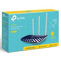 Wi-Fi AC Dual Band TP-LINK Router, "Archer C20", 750Mbps