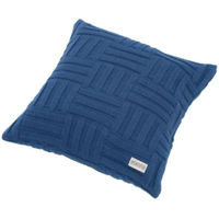 Домашний текстиль Askona Наволочка декоративная вязаная 40x40, лазурь