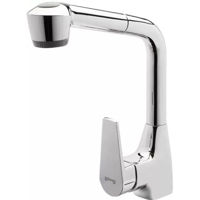 Смеситель кухонный Genebre 64206 16 45 66 Klip (с выдвижным изливом)