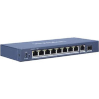 Switch/Коммутатор Hikvision DS-S1008GP (8PoE+2Uplink)