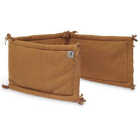 Бортик для кроватки Jollein 004-895-65353 Боковая защита детской кроватки Knit Caramel, 180x35 см
