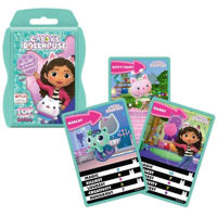 Настольная игра Winning Moves WM04165-ROM-6 Joc de masă Top Trumps Junior, Gabby's Dollhouse (ro)