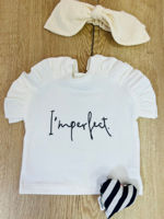 .Футболка принт Imperfect