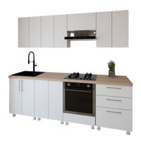 Мебель для кухни Smartex (30145) K4 240сm Alb