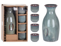 Set Sake EH: ulcior 250ml, 4 cesti 50ml, din ceramica