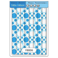 Занавеска для ванной Fiore F 8806 peva (1,8Mx1,8M) albastra