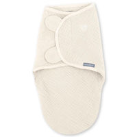 Аксессуар для пеленания Bright Starts 17386-003 Ingenuity SwaddleMe din muselina, 0-3 luni, 1.5 TOG, Cream
