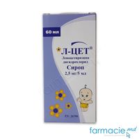 L-Cet® sirop 2,5 mg/5 ml 60 ml N1